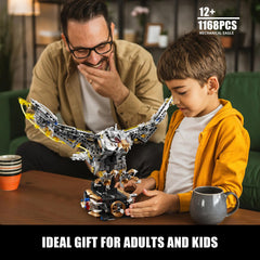 TOY PLAYER eagle light design adds glow and clarity to intricate details.
