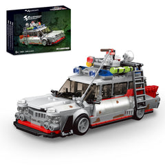 TOY PLAYER ECTO-1 ghost car design detail for display and collection