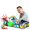 TOY PLAYER Roller Coaster Building Bricks Set shown with colorful pieces and safe design for kids