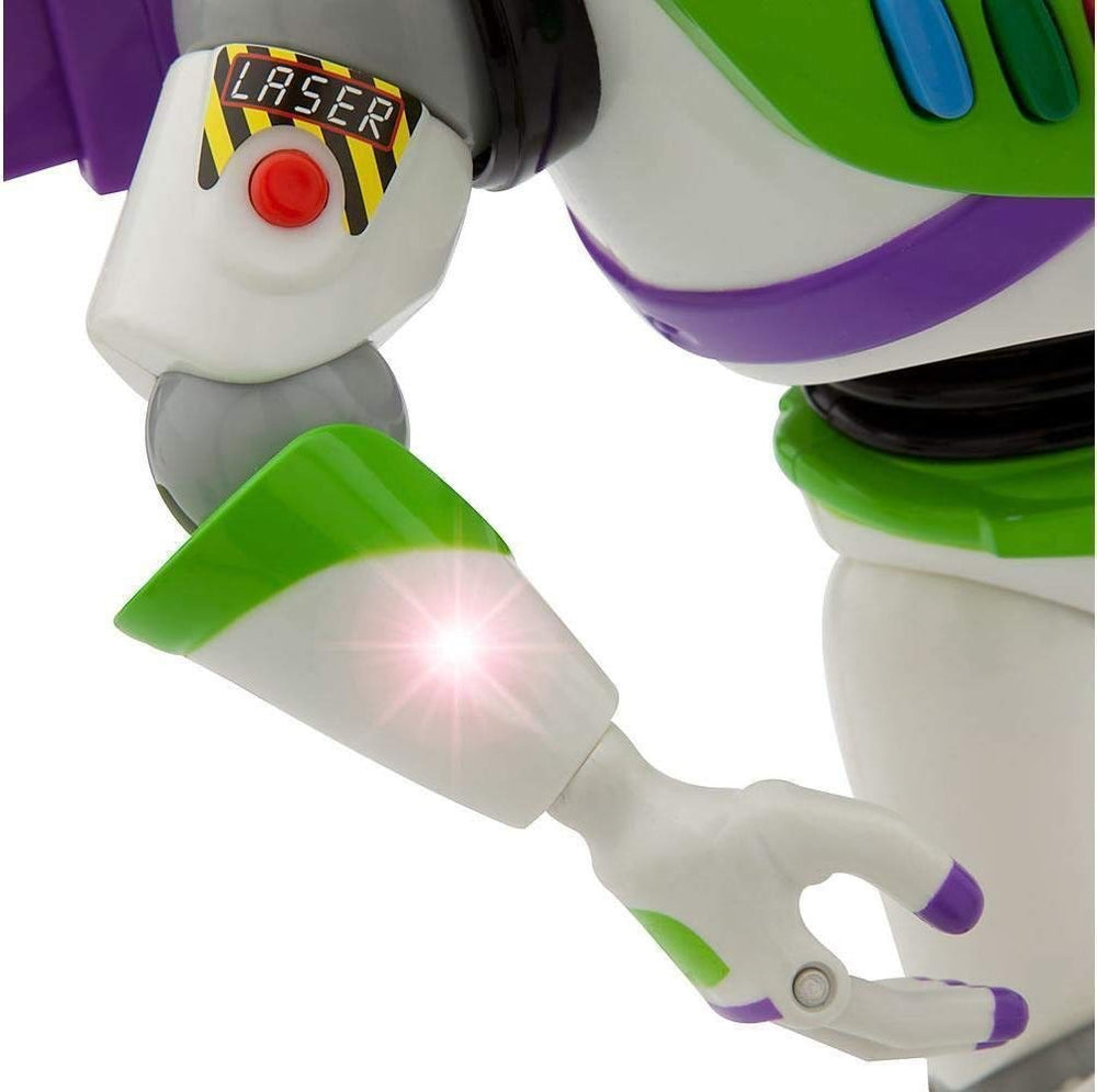 Toy Story Buzz Lightyear figure batteries included for immediate playtime.