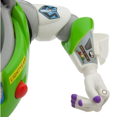 Toy Story Buzz Lightyear figure phrases highlight authentic voice for cue-based play.