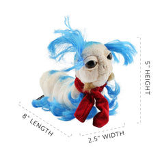 Toy Vault labyrinth mini worm plush compact size, ideal gift
