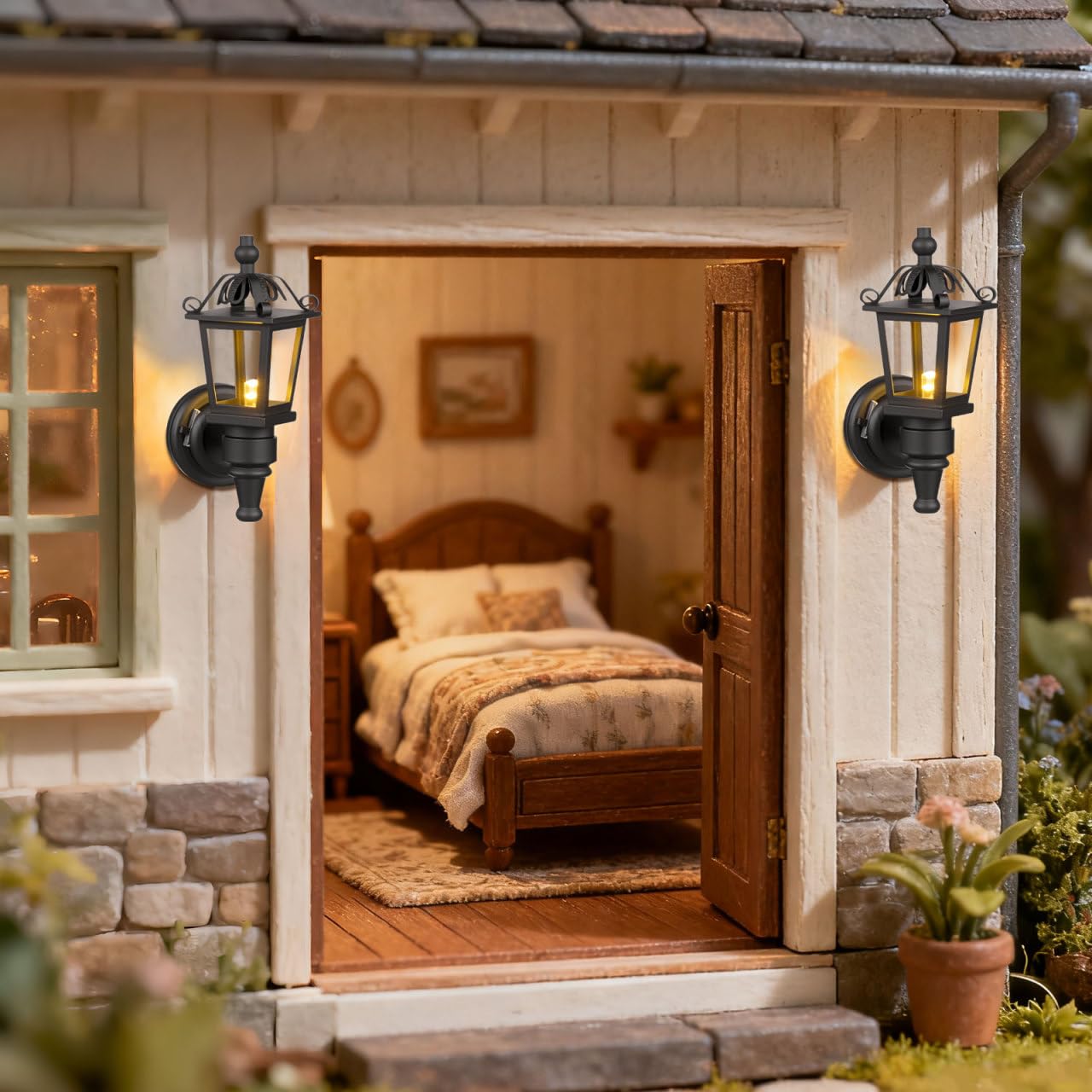 TOYANDONA 1:12 scale lighting accessory for detailed dollhouse scenes.