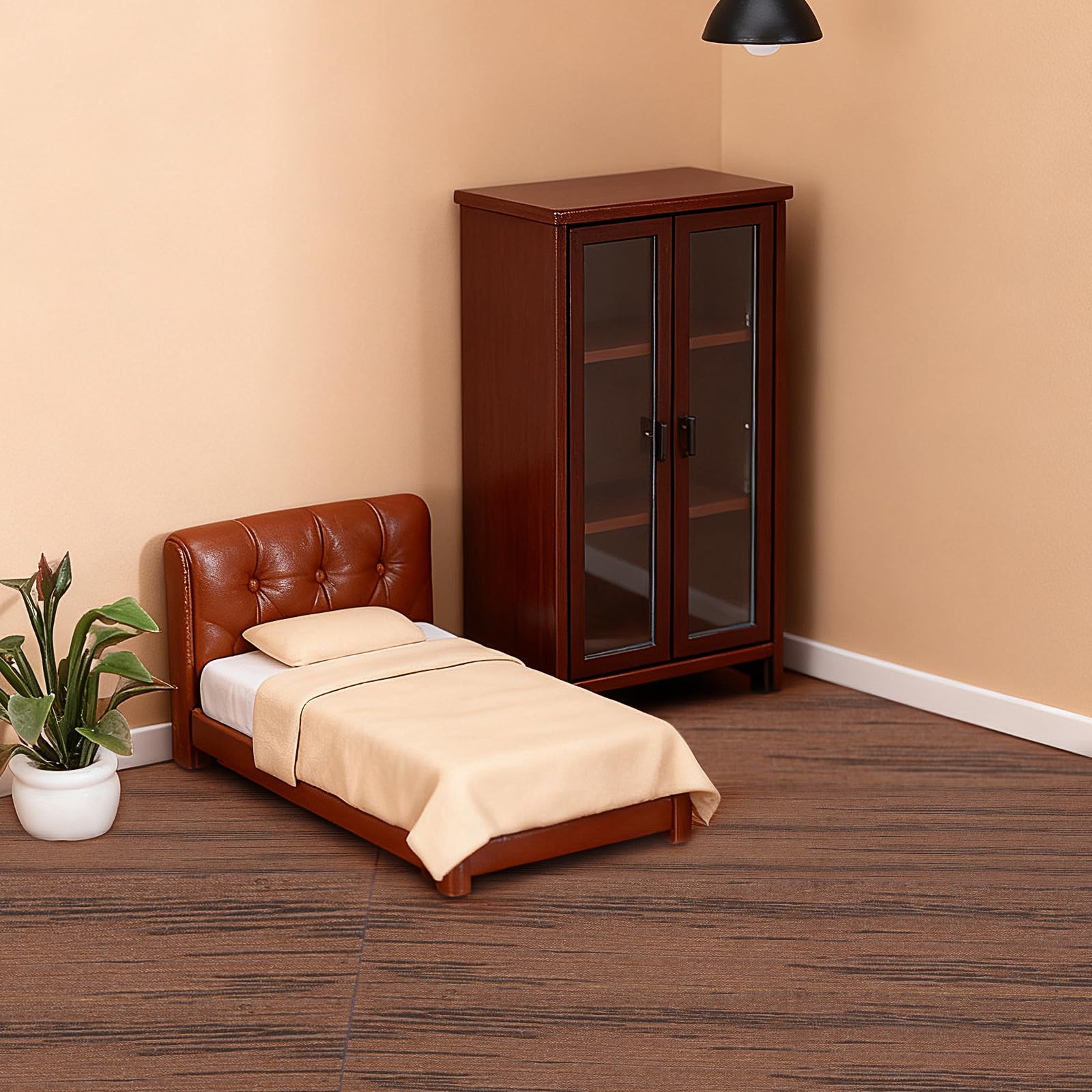 Smooth edges on TOYANDONA flooring enable clean layouts in mini rooms