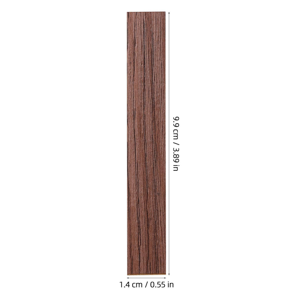 TOYANDONA peel-and-stick flooring for quick mini room upgrades in dark brown wood