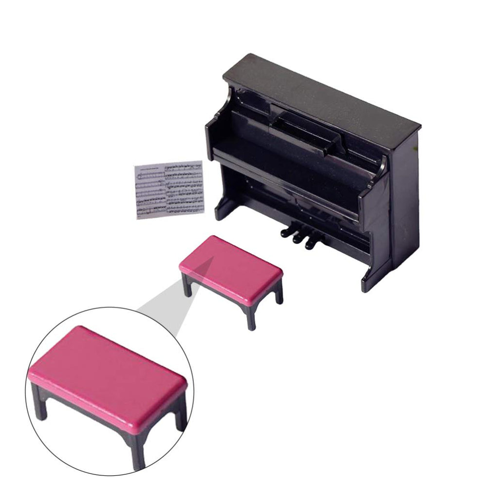 TOYANDONA fairy garden scene featuring a piano as a décor accent.