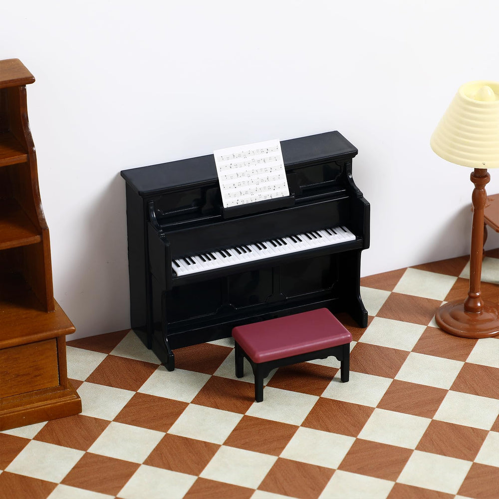 TOYANDONA closeup of piano stool detailing for realistic interiors.