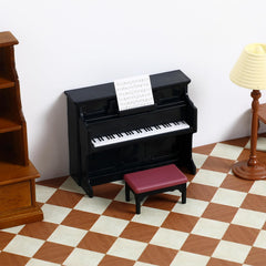 TOYANDONA closeup of piano stool detailing for realistic interiors.
