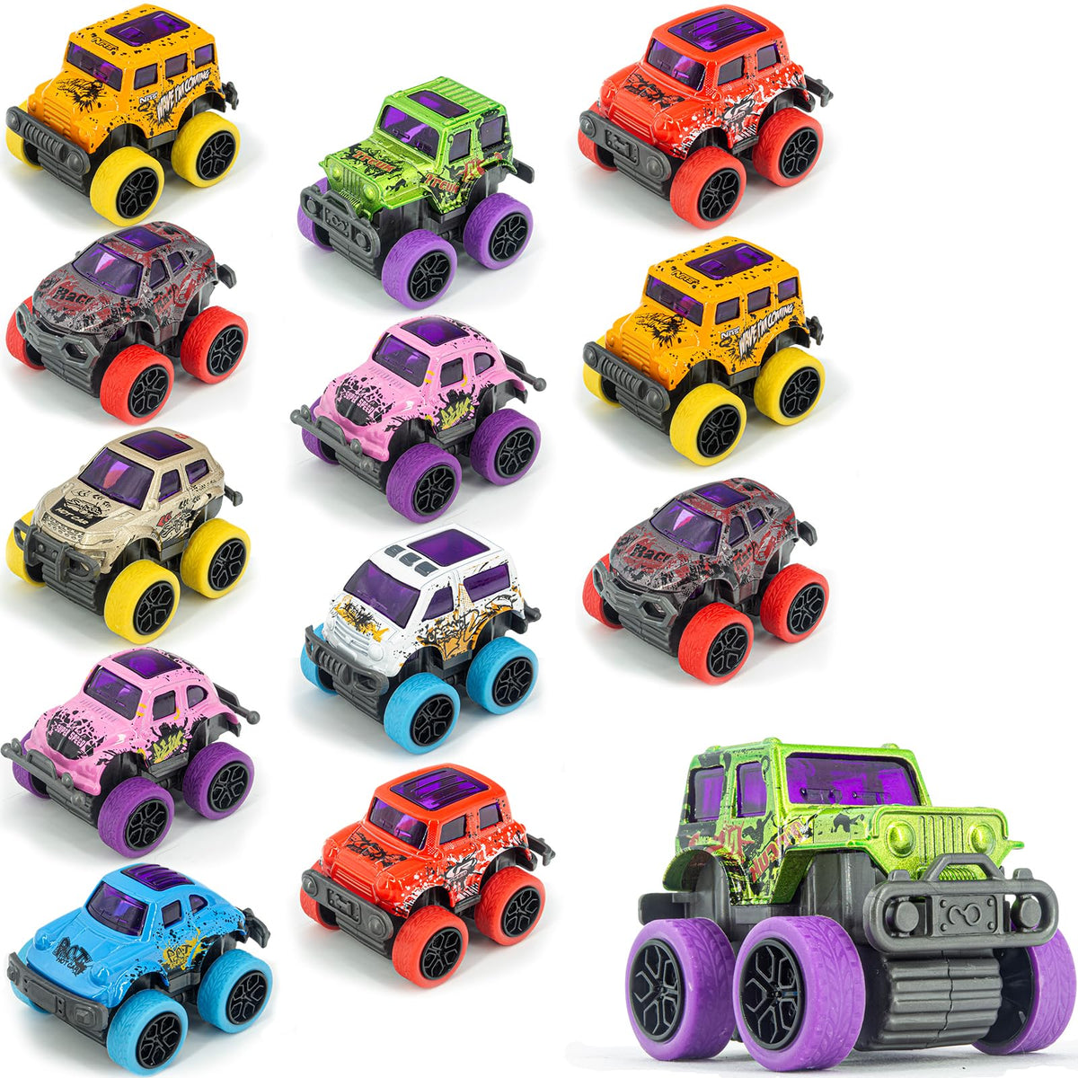 Toyard Monster Truck pull-back car for stocking stuffer playtime