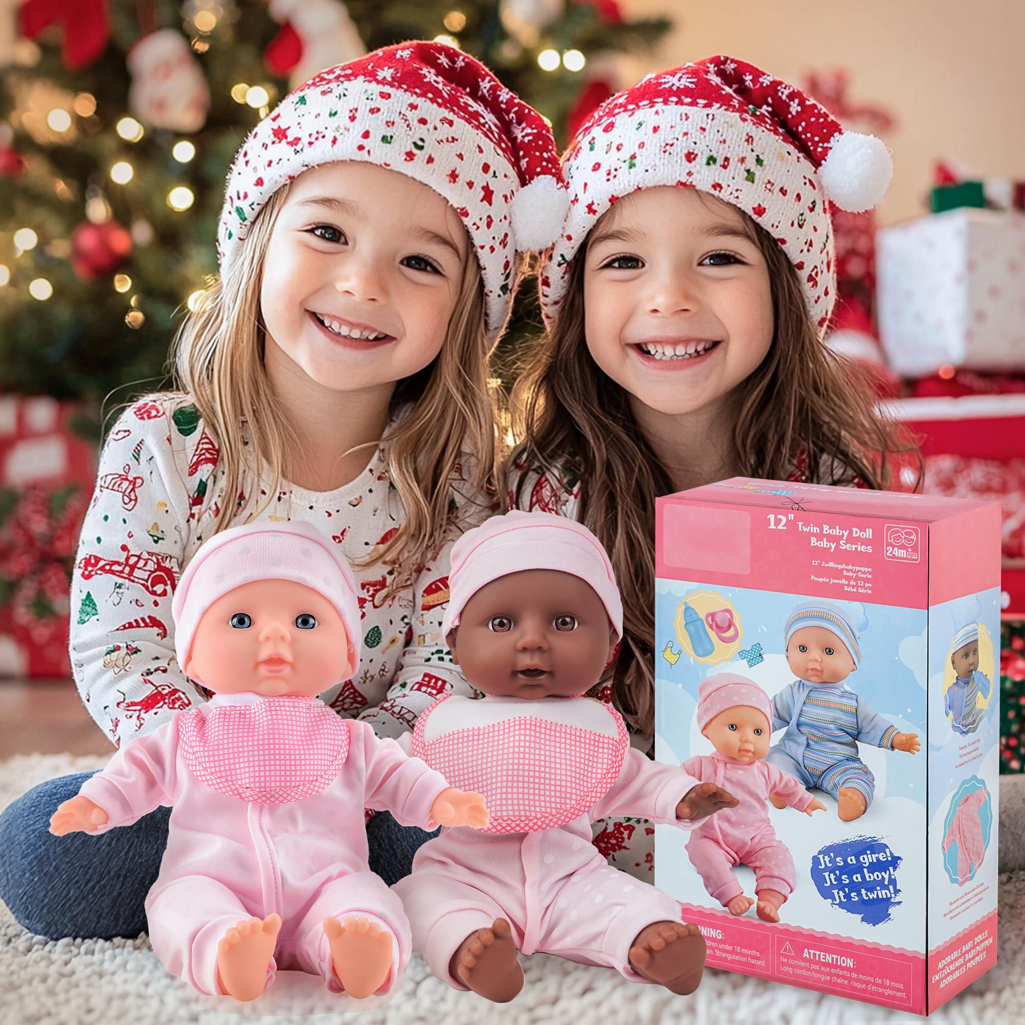 Toy Choi's twin dolls play set encourages imaginative play and sharing