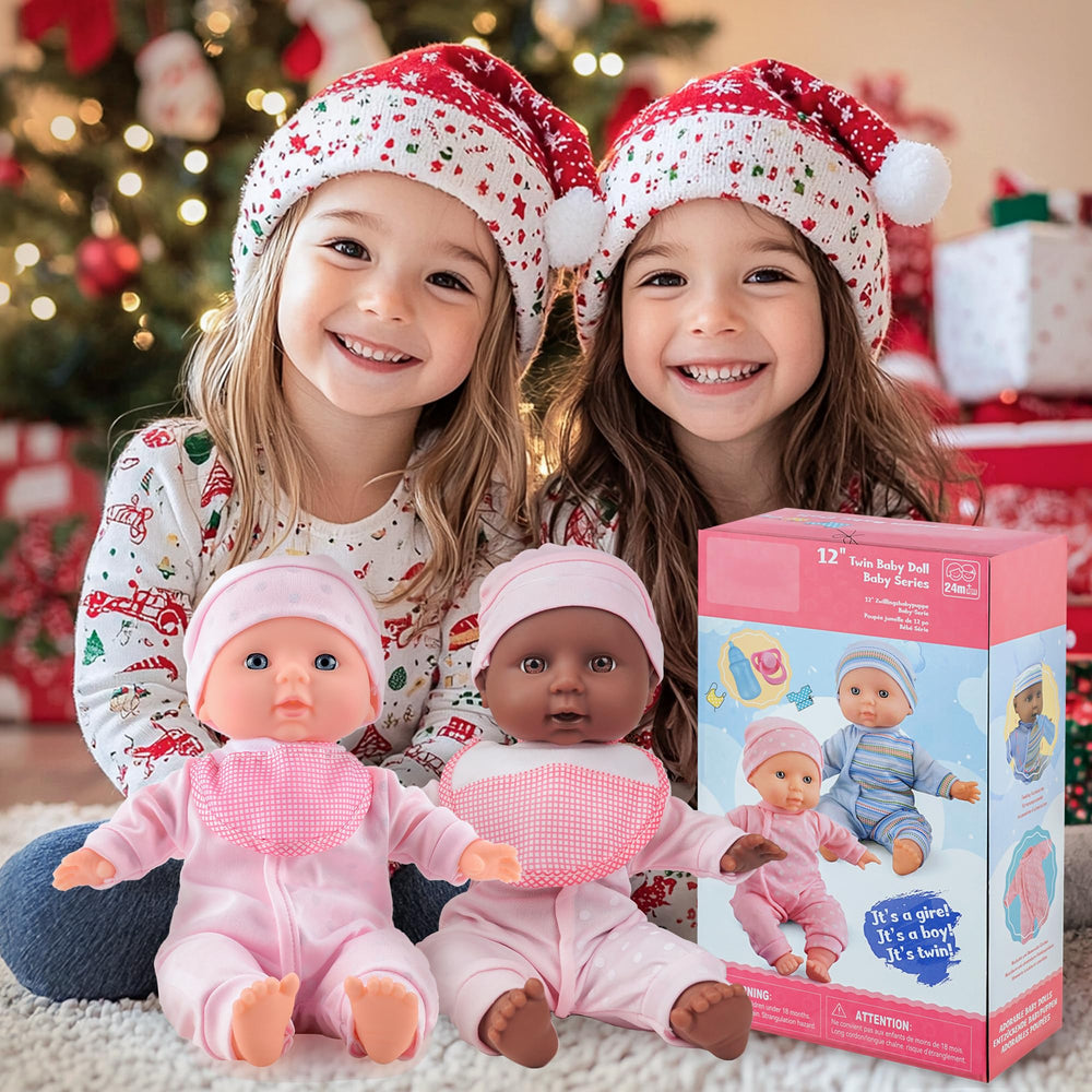 Toy Choi's twin dolls play set encourages imaginative play and sharing