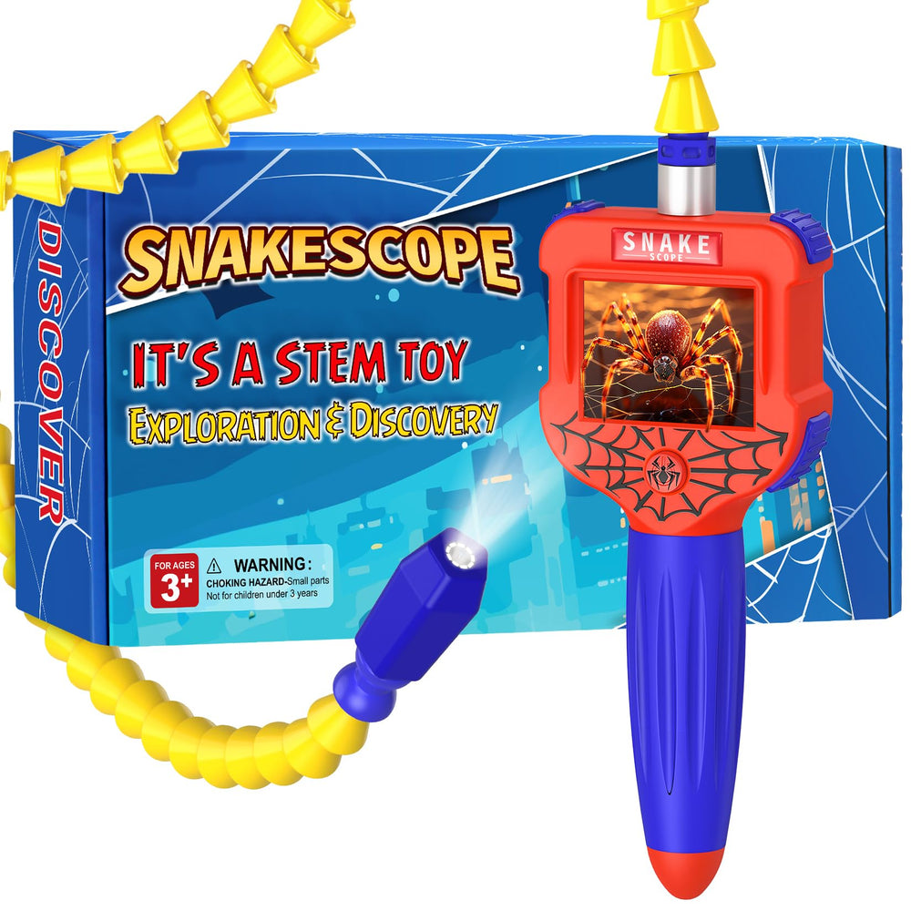 Toycost borescope snake camera real-time view helps kids explore hidden spaces safely
