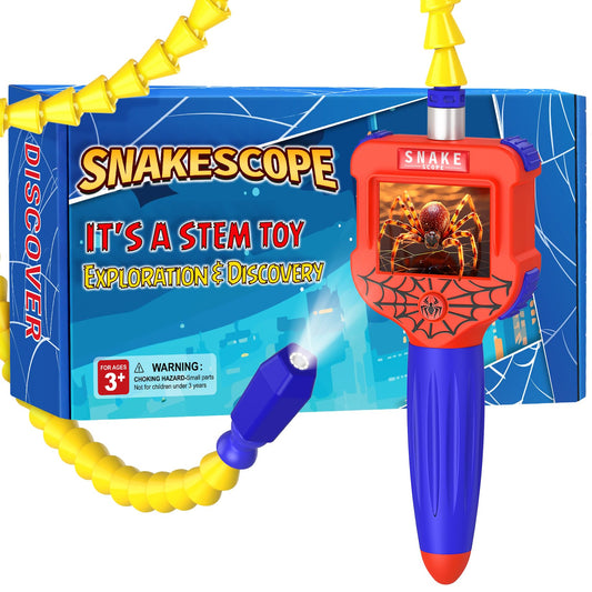 Toycost borescope snake camera real-time view helps kids explore hidden spaces safely