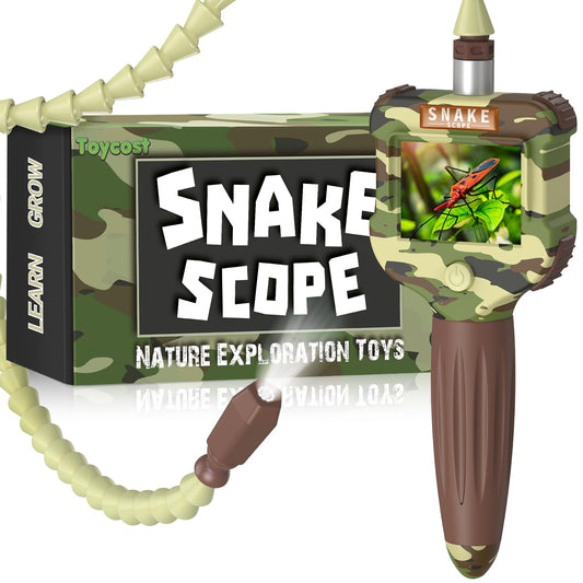 Toycost Borescope Snake Scope with Light front view showing real-time imaging for kids