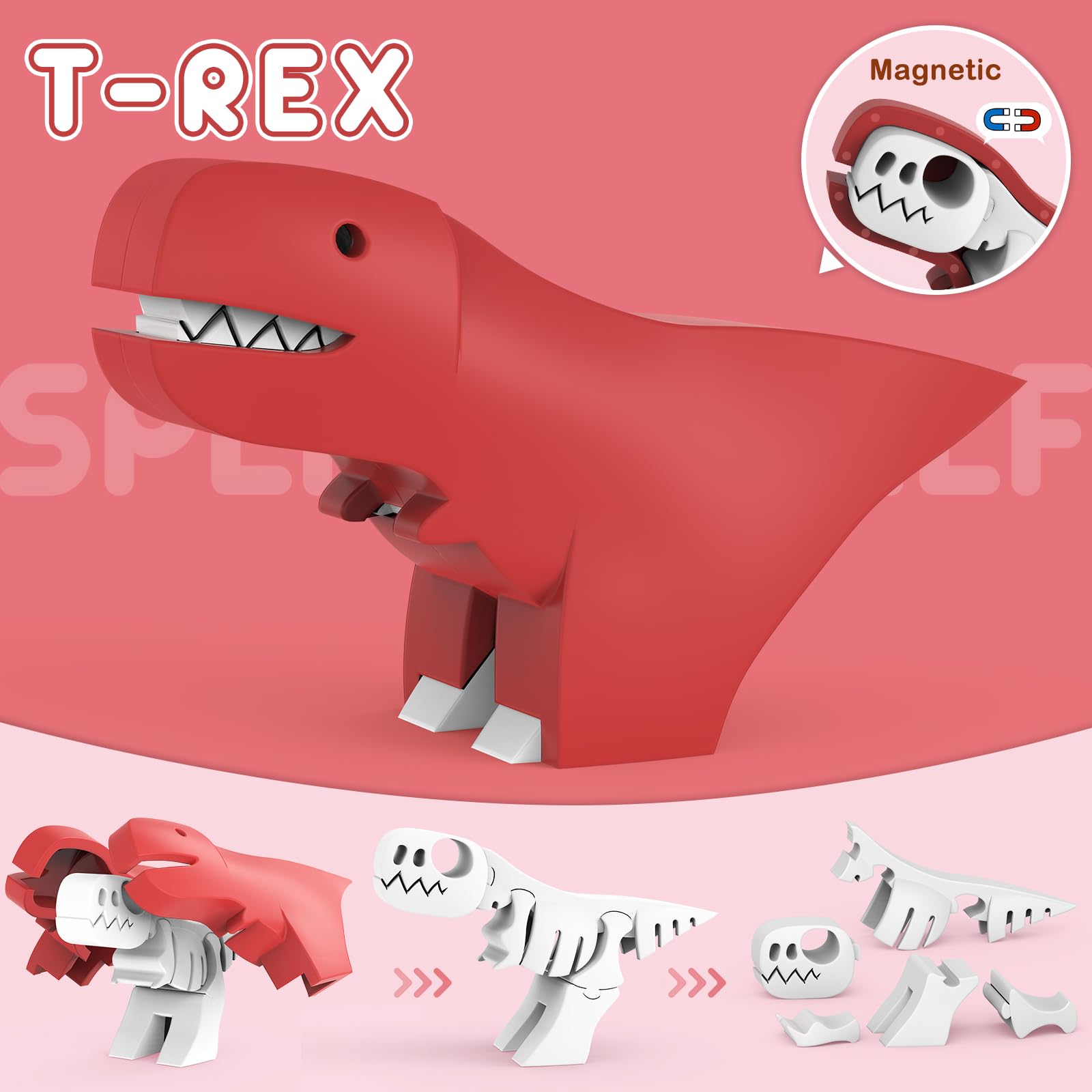 Toycost magnetic animal elephant – easy-to-handle parts for small hands