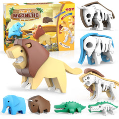 Toycost magnetic animal Lion showing durable hands-on STEM play for kids