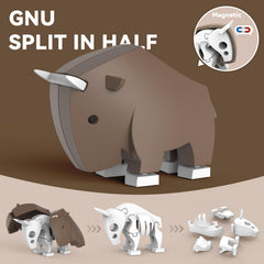 Toycost magnetic animal parts inner bone structure discovery during play