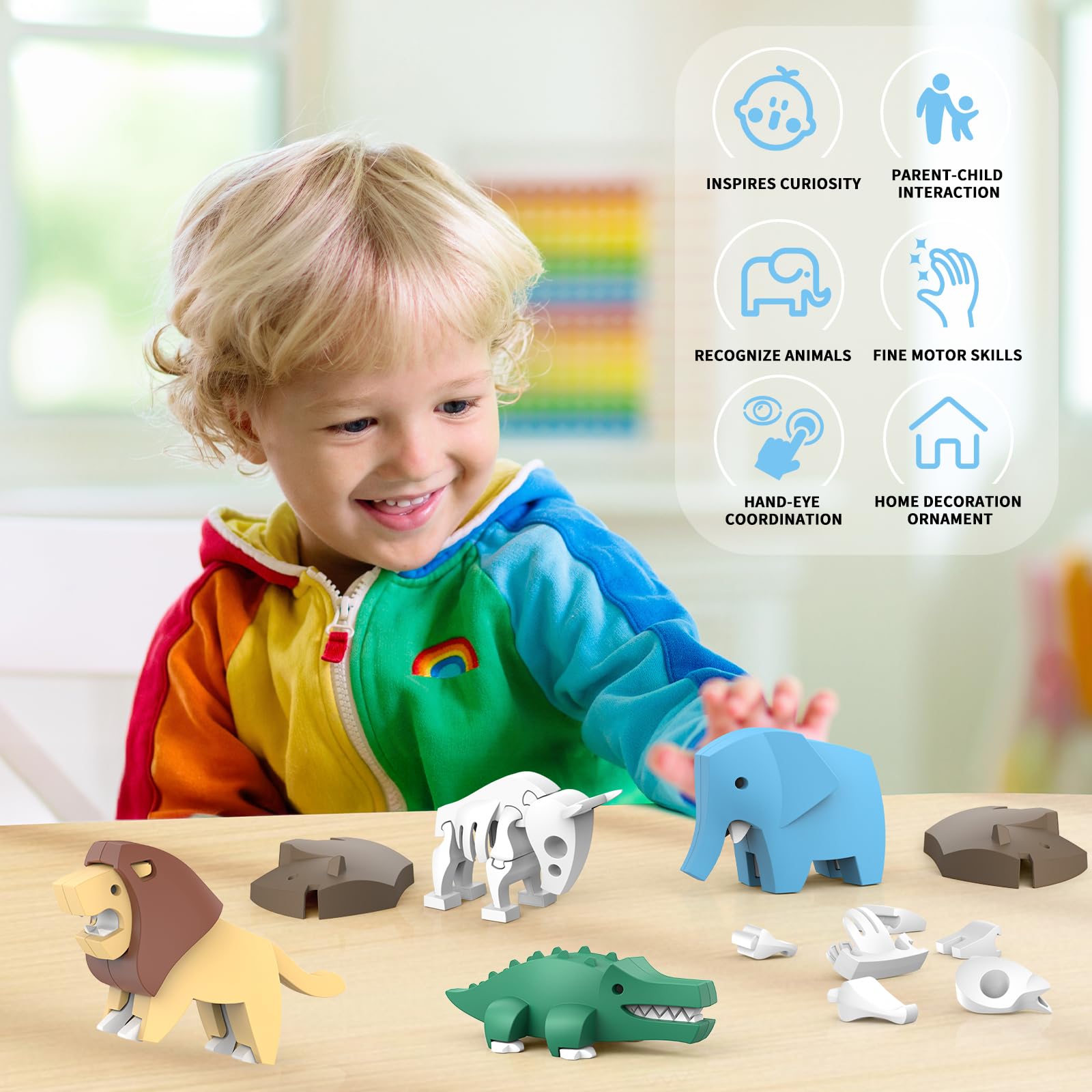 Toycost magnetic travel toy set for on-the-go learning