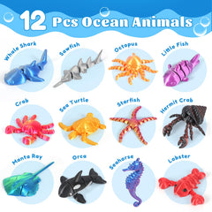 Toycost sawfish figurine with bright colors for imaginative ocean stories