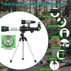 ToyerBee telescope compass helps locate targets during outdoor observation