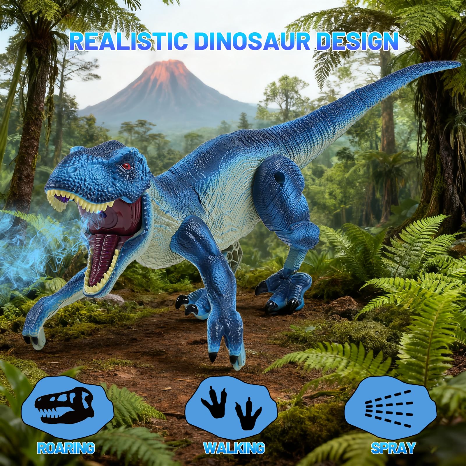 ToyFuntasy dino with detachable limbs boosts hands-on building skills.