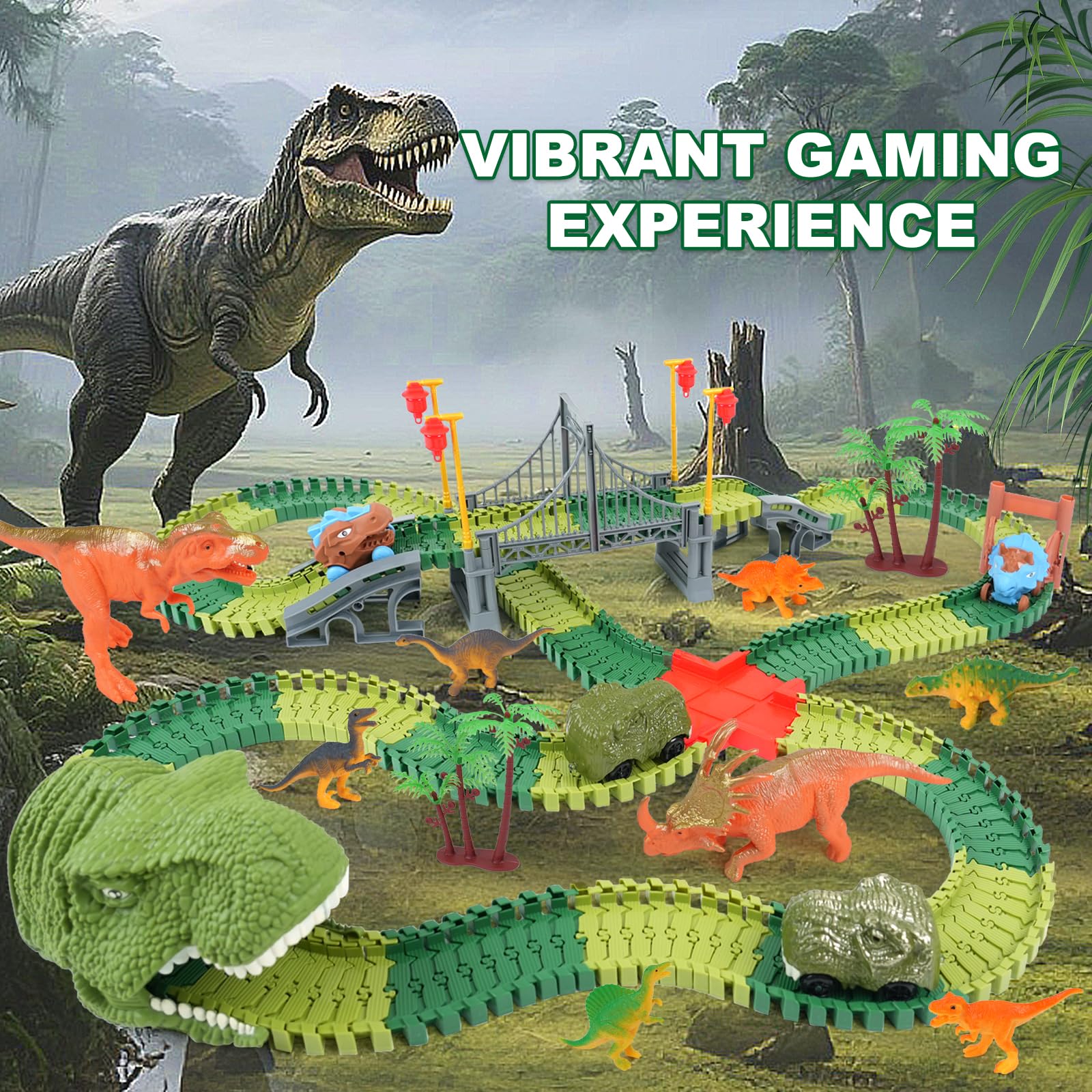 ToyFuntasy dino world adventure sparks cooperative play with family.