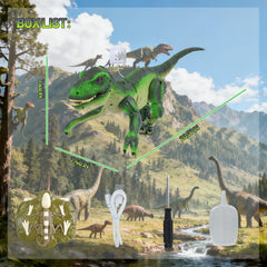 ToyFuntasy dinosaur back touch sensor invites interactive play