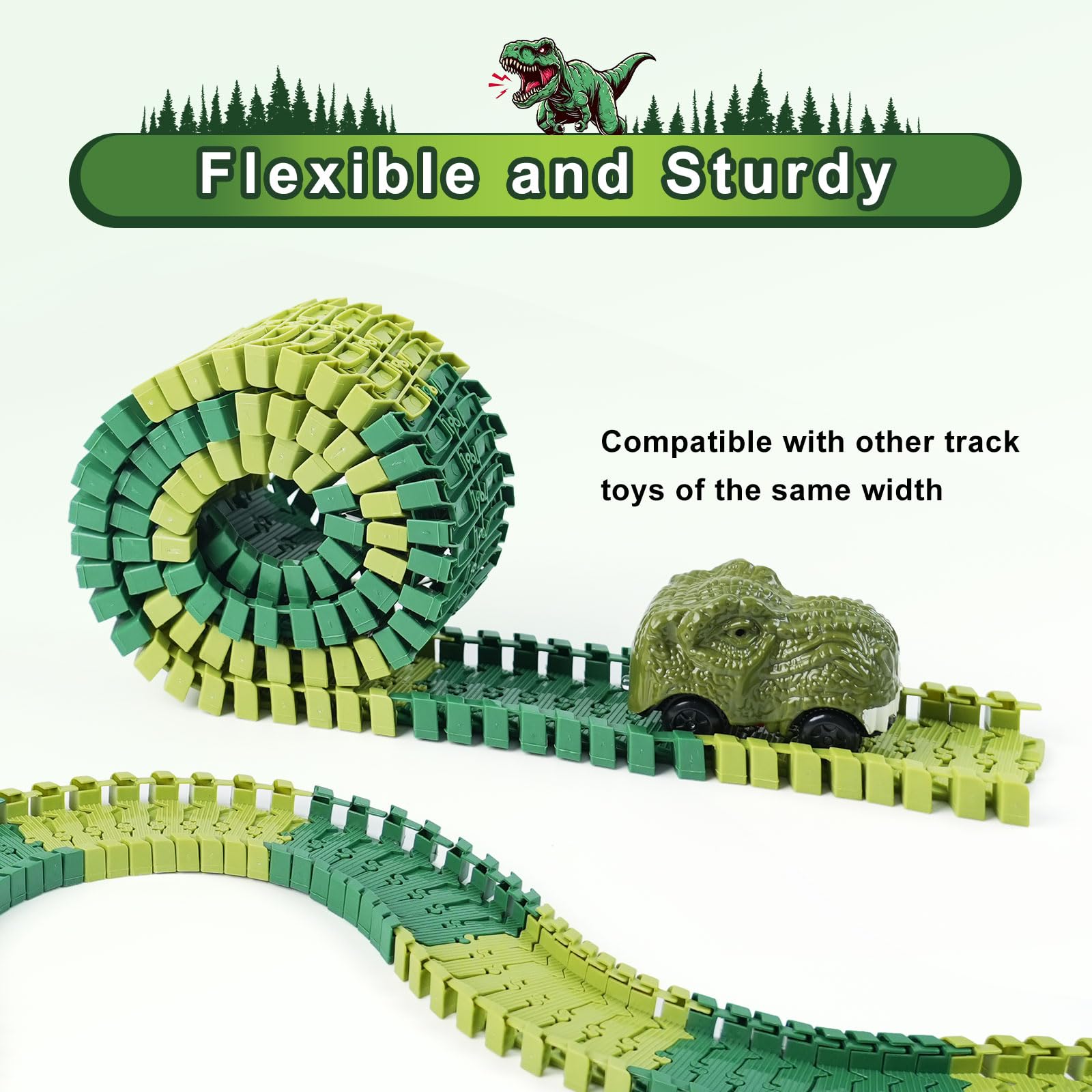 ToyFuntasy track pieces with soft edges boost safe, comfy play.