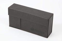 TOYGER DeckSlimmer front view in gray demonstrates portable design for travel.