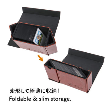 TOYGER DeckSlimmer Red interior lining protects cards and sleeves.