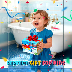 Toyjolka works with common bubble solutions for best foamy results.