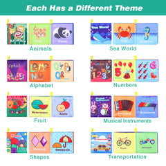 Toyk Baby Bath Books Transport Theme encourages naming and exploration during baths.