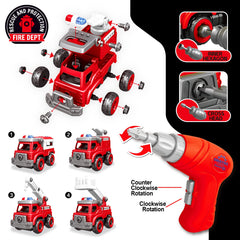 Toyk lift-truck assembly promotes fine motor skills during play.