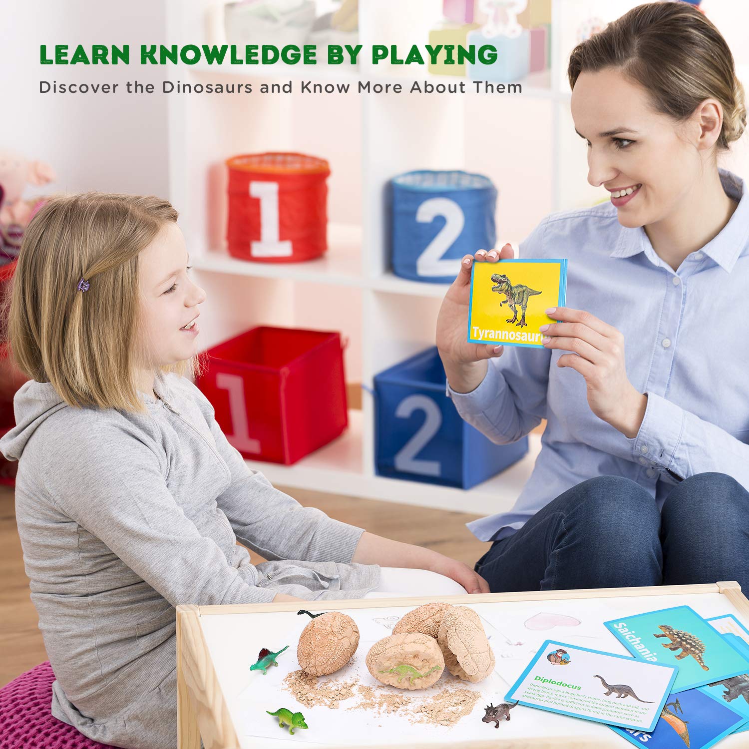 Toyk water-soak digging option eases discovery for curious explorers.