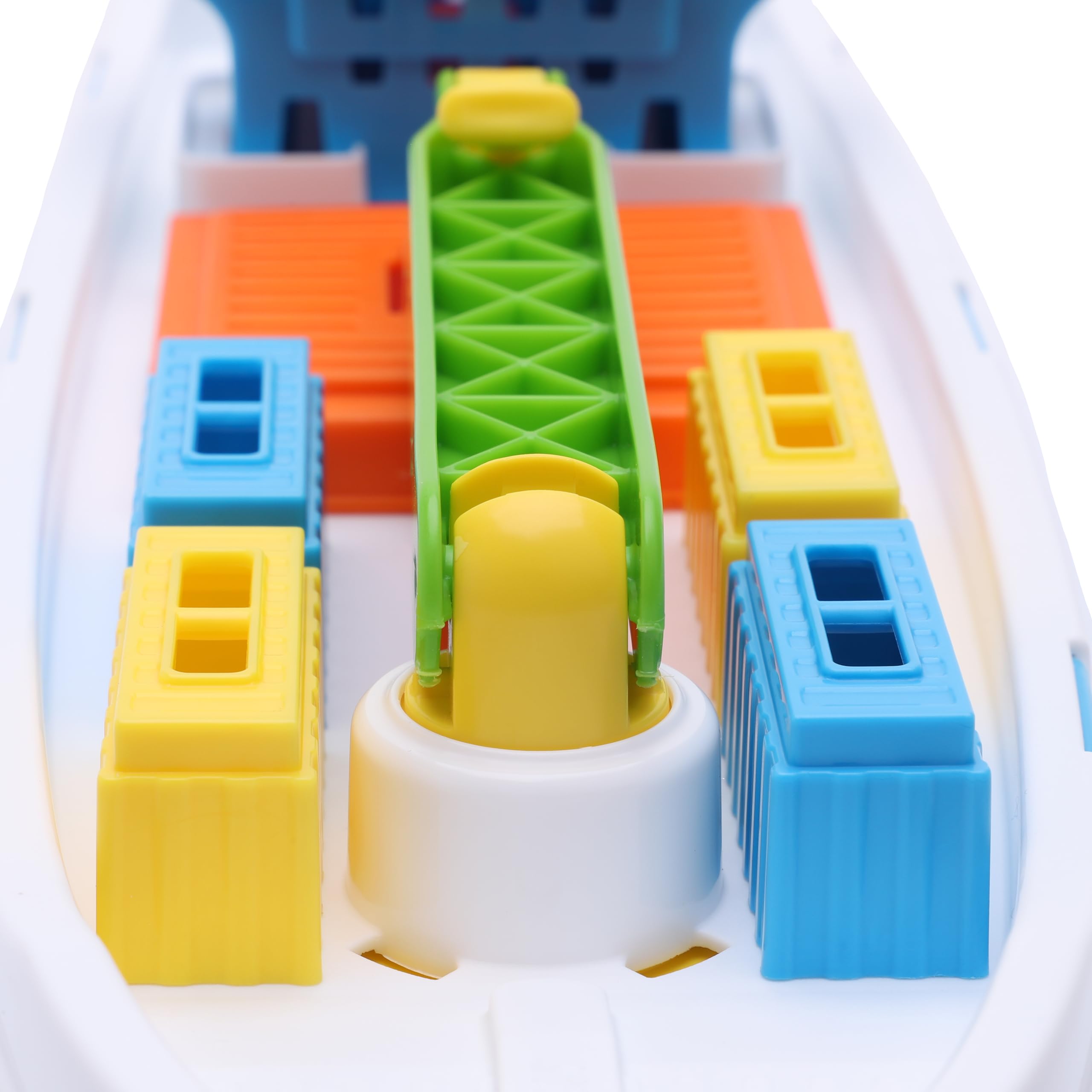 Toyland cargo ship designed for bath and pool play with water-friendly features