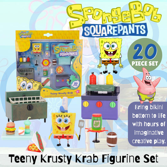 Toyland Teeny Krusty Krab grill station for pretend Krabby Patties and meals.