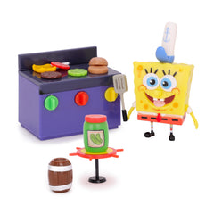 Toyland Teeny Krusty Krab table and chair for dining scenes.