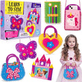 Toylink First Sewing Kit for Kids shows beginner purses, sparks creativity and fine-motor skills.