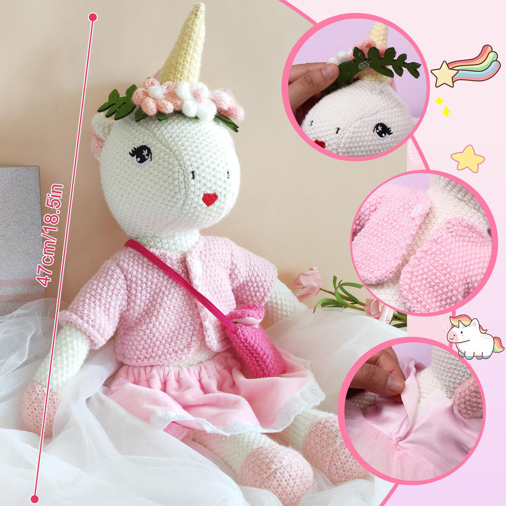 Toylink unicorn doll wearing ballerina dress for pretend dance