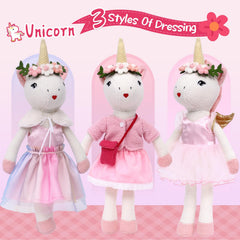 Toylink unicorn doll cardigan outfit enables mix and match play
