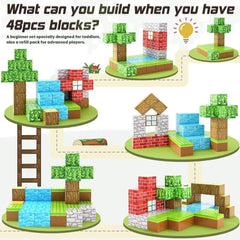 Toylogy blocks with rounded edges keep little hands safe during play