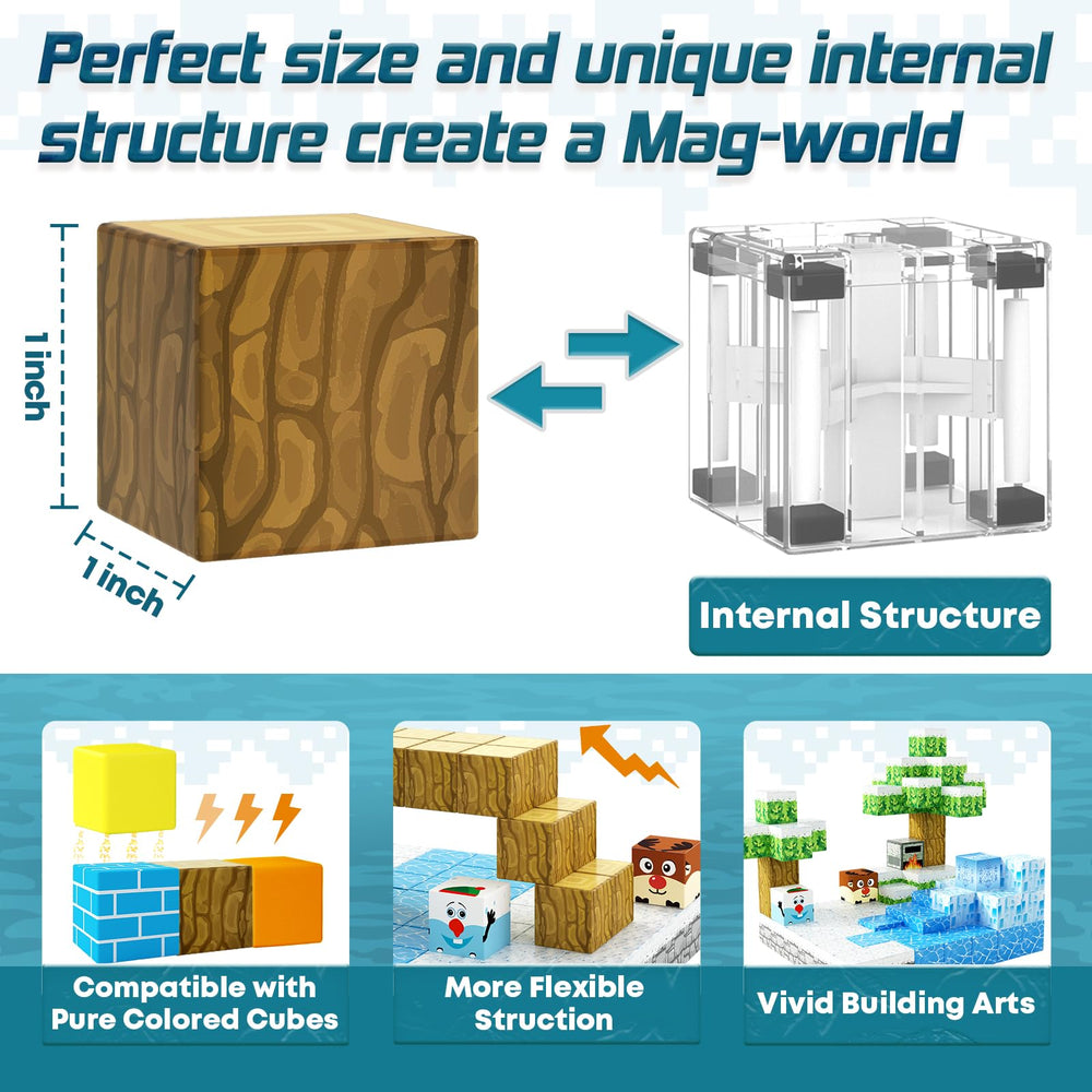 Toylogy Magnetic Blocks Creative Build Spin captures rotating builds to boost creativity.