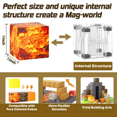 Toylogy magnetic tiles dino playset supports creative design and STEM basics