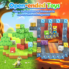 Toylogy Mine Edition Lava Flow scene encourages exploration and storytelling