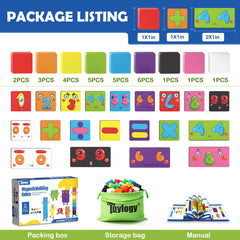 Toylogy open-ended play set for classroom, family, and preschool STEM sessions.