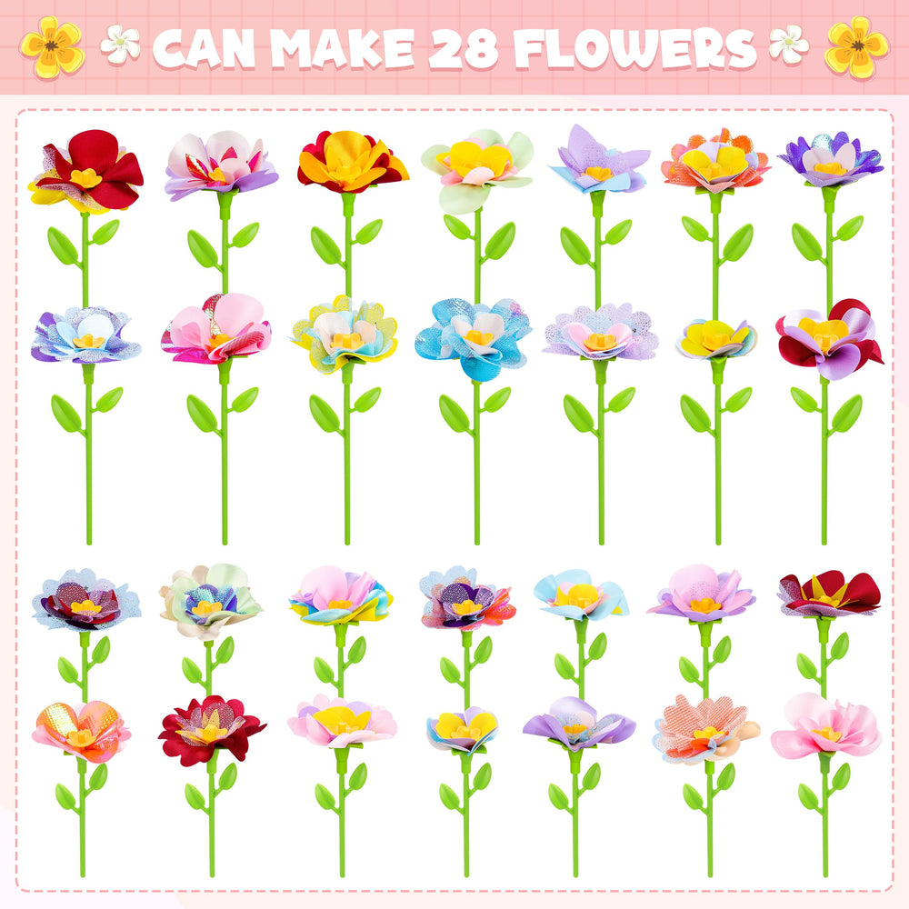 Toyly DIY Fabric Flower Bouquets assembly accessories for hands on crafting