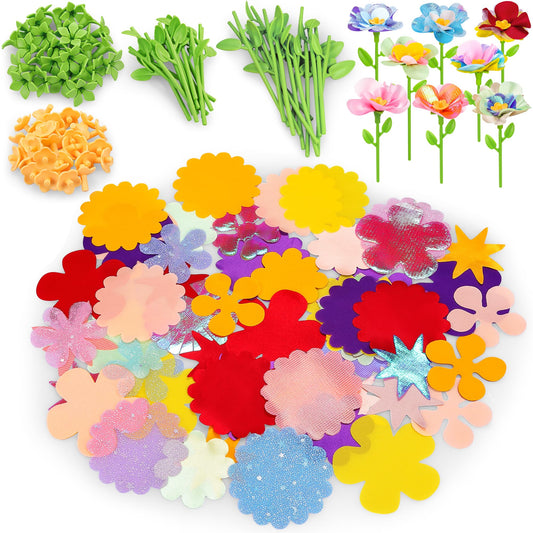 Toyly DIY Fabric Flower Bouquets cover art showing colorful pieces for creative play