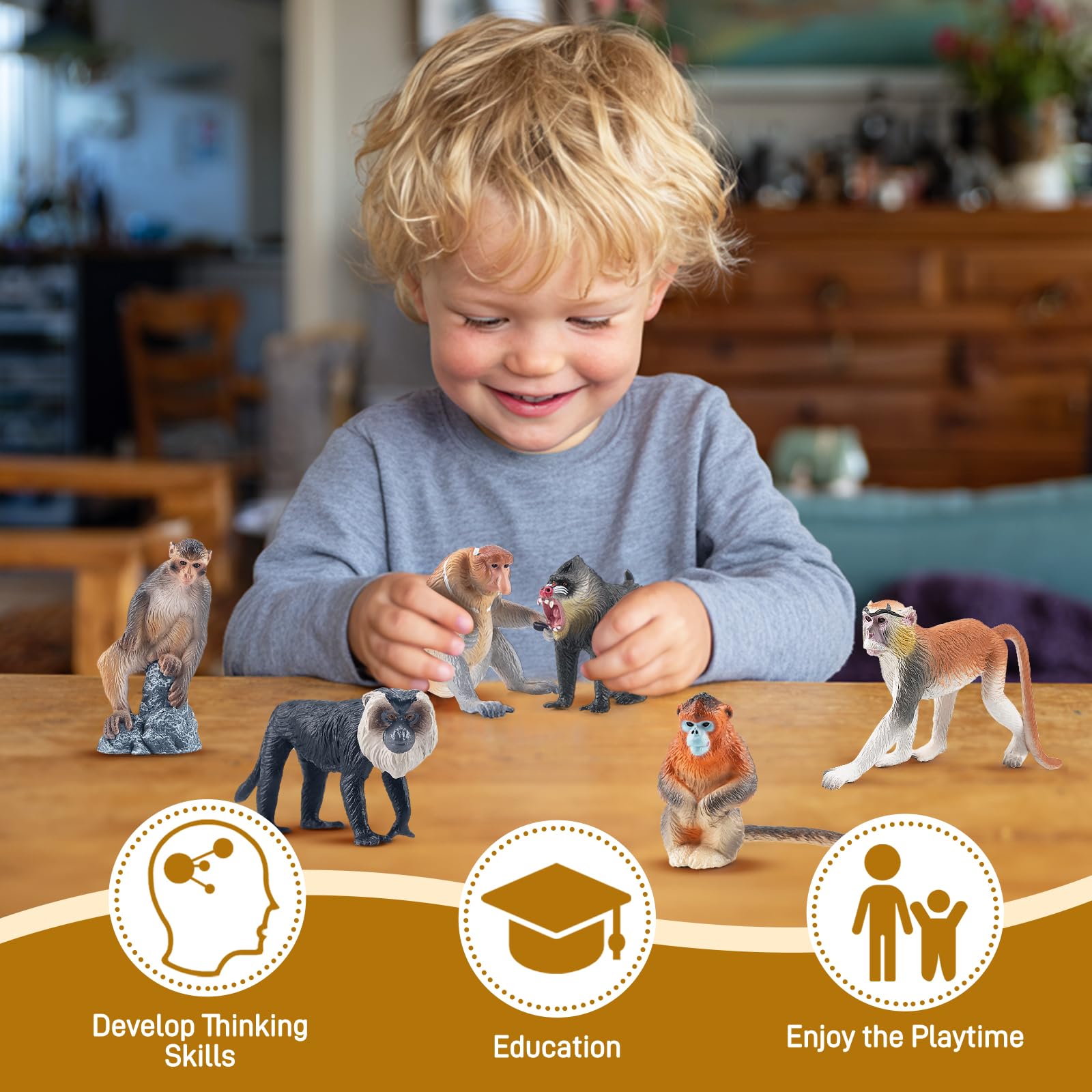 Toymany bare branch tree adds realistic habitat for display.