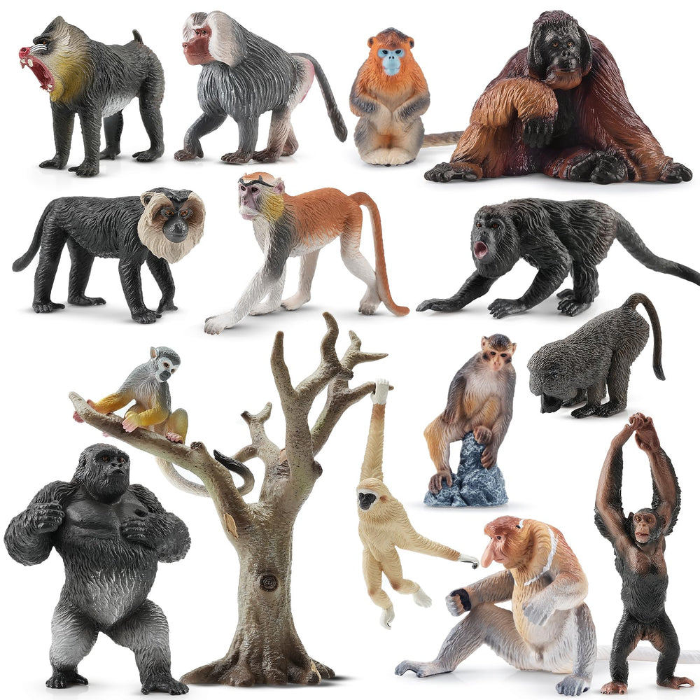 Toymany gorilla figure for imaginative play and wildlife curiosity.