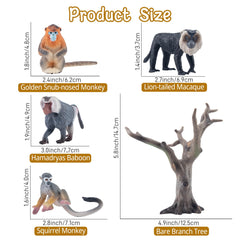 Toymany howler monkey figurine boosts pretend play and observation.
